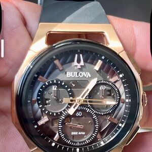 Bulova Rose Gold and Black Smartwatch